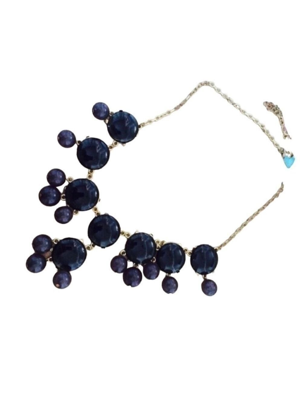 Purple Bubble Statement Necklace
